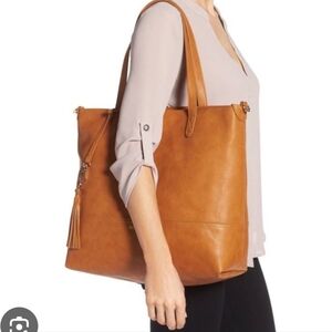 Bella Tunno Boss Faux Leather Diaper Bag Tote Only